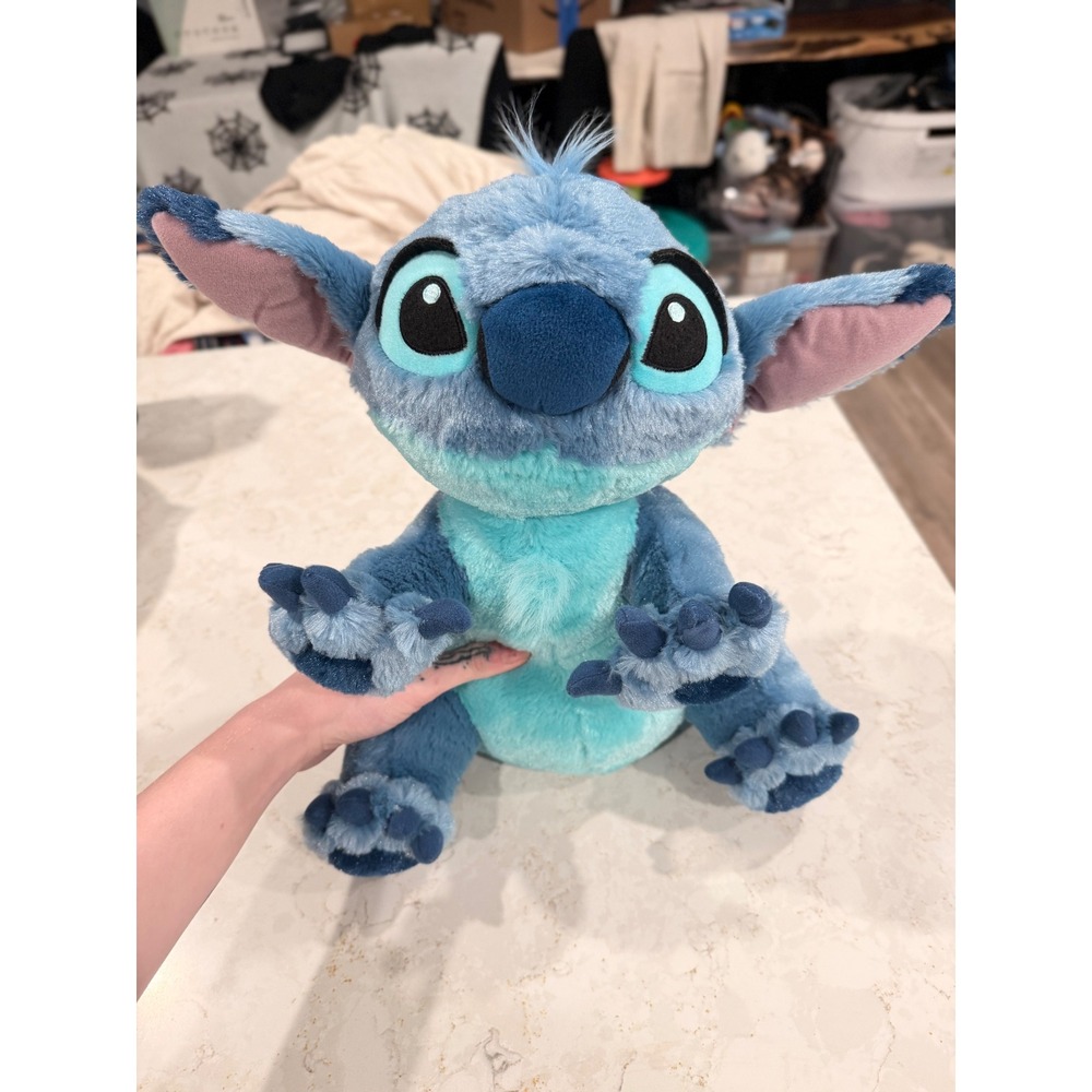 Disney Parks Stitch‎ Plush Lilo & Stitch Blue Alien Stuffed Toy 13 Inch Souvenir